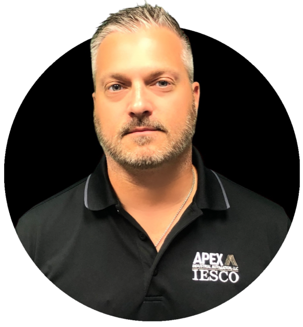 Headshot of an Account Manager at Apex Industrial Automation specializing in outside sales.