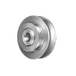 Close-up of an industrial sheave, part of the belts, sheaves, and pulleys category at Apex Industrial Automation's online store.